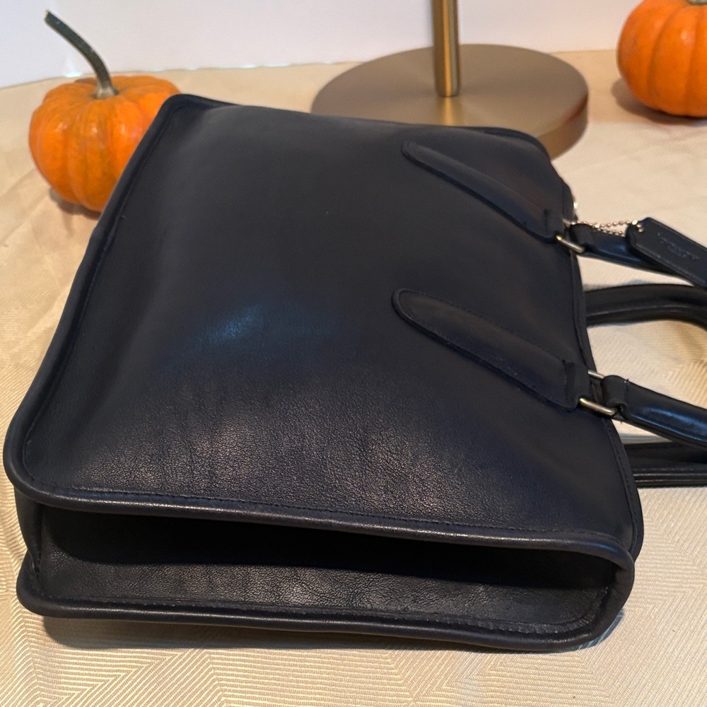 Vintage Coach Bonnie Cashin Era Slim Satchel #7711 or Briefcase - Perfect! - Picture 5 of 10